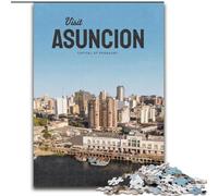 Puzzle per adolescenti Visita Asuncion, adatti dai 14 anni in su Giochi educativi per la casa Giocattoli fai da te Opere d'arte Regalo 50x75cm