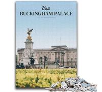 Puzzle per adolescenti Visita Buckingham Palace Gioco stimolante e decorazione da parete per famiglie Regali unici per compleanno e Natale (dimensioni 38x52cm)