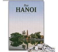 Puzzle per adolescenti Visita Hanoi, giocattoli per l'intrattenimento familiare ideali come regali per tutta la famiglia per 14+ 75x100cm