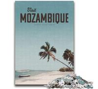 Puzzle per adolescenti Visita il Mozambico Adatto a partire dai 14 anni Gioco intellettuale Gioco educativo per compleanni e Natale (dimensioni 38x52cm)