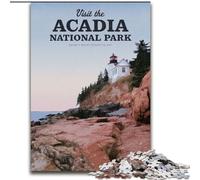 Puzzle per adolescenti Visita il Parco Nazionale di Acadia per bambini dai 14 anni in su Gioca con i giocattoli perché è l'ideale come regalo per tutta la famiglia (50x75cm) 1000 pezzi