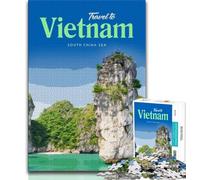 Puzzle per adolescenti Visita il Vietnam, aiuta il cervello ad allenarsi Giocattoli avvincenti per coltivare la pazienza Decorazione perfetta (75x50cm)
