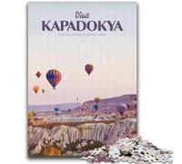 Puzzle per adolescenti Visita Kapadokya Adatto a partire dai 14 anni Gioco intellettuale Gioco educativo per compleanni e Natale (dimensioni 38x52cm)