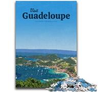 Puzzle per adolescenti Visita la Guadalupa Adatto a partire dai 14 anni Gioco intellettuale Gioco educativo per compleanni e Natale (dimensioni 50x75cm)