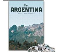 Puzzle per adolescenti Visita l'Argentina, adatti dai 14 anni in su Giochi educativi per la casa Giocattoli fai da te Opere d'arte Regalo 75x100cm