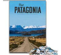 Puzzle per adolescenti Visita Patagonia per e dai 14 anni in su Gioca con i giocattoli perché è l'ideale come regalo per tutta la famiglia (26x38cm) 1000 pezzi