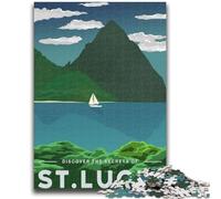 Puzzle per adolescenti Visita Santa Lucia Adatto a bambini dai 14 anni in su Gioco intellettuale Gioco educativo per compleanni e Natale (dimensioni 38x26cm)