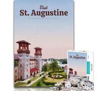 Puzzle per adolescenti Visita Sant'Agostino Puzzle da 1000 pezzi per adulti e adolescenti, giocattoli, giochi educativi, decorazioni per la casa e regali unici, 75x50cm