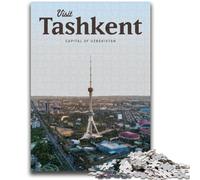 Puzzle per adolescenti Visita Tashkent Adatto a bambini dai 14 anni in su Gioco intellettuale Gioco educativo per compleanni e Natale (dimensioni 38x26cm)