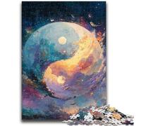 Puzzle per adolescenti Yin e Yang Adatto a bambini dai 14 anni in su Gioco intellettuale Gioco educativo per compleanni e Natale 26x38cm