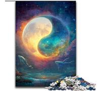 Puzzle per adolescenti Yin e Yang, aiutano il cervello a esercitare i giocattoli avvincenti per coltivare la pazienza e migliorare la memoria (dimensioni 26x38cm)