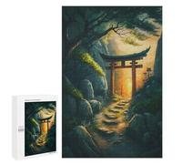 Puzzle per Adolescenti1000 PCS Sinset in Torii Gate Puzzle per Adulti Giochi Divertenti Sfida Difficile Offerta come Regali per Tutta La Famiglia 1000 PCS