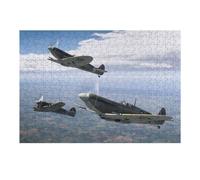 Puzzle Per Adolescenti1000pcs(38x26cm) Planes War Thunder Attack Puzzle Per Adulti Giochi Rilassanti Decorazione Per La Casa Riduzione Dello Stress Regali 1000pcs(38x26cm)
