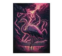 Puzzle Per Adolescenti1000pcs(52x38cm) Electric Night Heron Puzzle Per Adulti Gioco Rompicapo Sfida Difficile Per Compleanno, Natale 1000pcs(52x38cm)