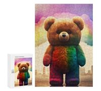 Puzzle per Adolescenti300 PCS Teddy Bear Puzzle per Adulti Giochi Divertenti Sfida Difficile Offerta come Regali per Tutta La Famiglia 300 PCS