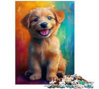 Puzzle per adulti 1000 Allegri cuccioli sorridenti Puzzle per adolescenti Antistress Difficile e stimolante Gioco educativo (75x50cm/1000pcs)