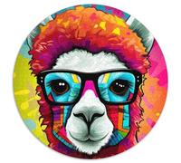 Puzzle per adulti 1000 alpaca colorati, 1000 pezzi, gioco interattivo per famiglie, decorazione fai da te per la casa, sfida mentale, regalo (67,5x67,5 cm)