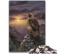 Puzzle per adulti 1000 Aquila al tramonto, per età 14 e oltre Ogni pezzo è unico - Gioco divertente e stimolante per tutta la famiglia Ottimo regalo 50X75CM