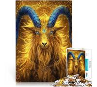 puzzle per adulti 1000 “arte della testa di pecora” Fatto di legno,Adatto a persone dai 14 anni in su Per il divertimento in famiglia Regalo per i compleanni。misurare:50x75cm/19.68x29.52pollice