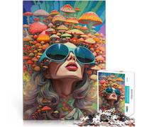 Puzzle per adulti 1000 Arte psichedelica Fatto di carta,da 14 anni in su Puzzle per Attività divertenti a casa, regali di compleanno, regali di viaggio,。misurare:26x38cm/10.24 x 14.96pollice