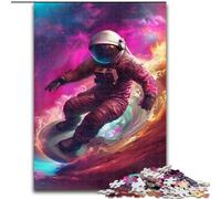 Puzzle per adulti 1000 astronauti che navigano nello spazio, gioco per famiglie antistress, sfida difficile, rafforza l'amore tra coppie (dimensioni 26x38cm)
