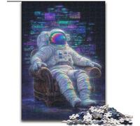Puzzle per adulti 1000 astronauti nello spazio, rompicapo per decorazioni murali, regali unici per compleanno e Natale per bambini dai 14 anni dimensioni 50x75cm