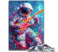 Puzzle per adulti 1000 astronauti psichedelici adatti a partire dai 14 anni, gioco intellettuale educativo per compleanni e Natale, 26x38cm
