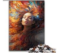 Puzzle per adulti 1000 bellissime donne in legno, giocattoli regalo educativi intellettuali decompressivi divertenti giochi per famiglie 50x75cm per giochi interattivi per famiglie