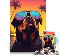 Puzzle per adulti 1000 bellissimo cane Fatto di carta,Adatto a partire dai 14 anni Sfida di gioco educativo giocattolo Regalo divertente per la famiglia。misurare:38x52cm/14.96x20.47pollice
