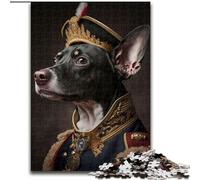 Puzzle per adulti 1000 cani in uniforme militare in legno, giocattoli regalo educativi intellettuali decompressivi divertenti giochi per famiglie 50x75cm per gioco interattivo per famiglie