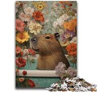 Puzzle per adulti 1000 Capibara nella vasca da bagno Adatto a partire dai 14 anni Gioco intellettuale Gioco educativo per compleanni e Natale 50x75cm