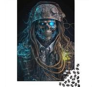 Puzzle per adulti 1000 Capitano Scheletro 1 Puzzle Puzzle per adulti Gioco educativo Sfida Giocattolo 1000 pezzi (38x26 cm)