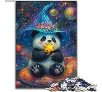 Puzzle per adulti 1000 cartoni animati Panda Mago, rompicapo per decorazioni murali, regali unici per compleanno e Natale per bambini dai 14 anni dimensioni 26x38cm