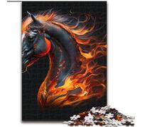 Puzzle per adulti 1000 cavalli in legno, ideali per divertimento in famiglia, relax e regali per le feste, 50x75cm, stimolanti e divertenti, attività per famiglie