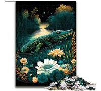 Puzzle per adulti 1000 Coccodrilli Mondo Incantato, per età 14 e oltre Ogni pezzo è unico - Gioco divertente e stimolante per tutta la famiglia Ottimo regalo (dimensioni 26x38cm)