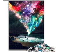 Puzzle per adulti "1000 colori nel cielo" in legno, per adolescenti dai 14 anni in su, decorazione per la casa 50x75cm, decorazione artistica fai da te, regalo di compleanno perfetto