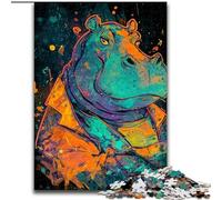Puzzle per adulti 1000 Fantasy Hippo, adatti a persone dai 14 anni in su Difficili da completare ma divertenti e spiritosi Ottimo regalo (dimensioni 26x38cm)