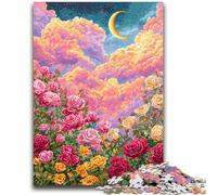 Puzzle per adulti 1000 fiori Luna difficili da completare ma divertenti e divertenti, regali unici per compleanni e compleanni 50x75cm