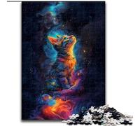 Puzzle per adulti 1000 gatti colorati Puzzle in cartone, regalo perfetto per compleanni, feste e decorazioni per la casa 1000 pezzi(26x38cm)