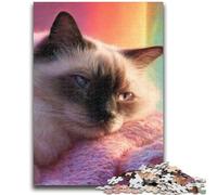 Puzzle per adulti 1000 gattini addormentati per gioco educativo sfida giocattolo ideale come regalo per tutta la famiglia 26x38cm