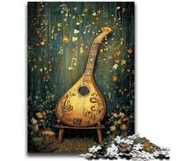 Puzzle per adulti 1000 giochi per famiglie con violino, antistress, sfida difficile, regali di Babbo Natale segreto, 26x38cm
