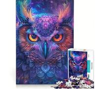 Puzzle per adulti "1000 gufi considerati saggi" - Gioco rompicapo divertente e stimolante per ridurre lo stress - Idea regalo 38x26cm