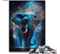 Puzzle per adulti 1000 incredibili puzzle a forma di elefante in cartone, regalo di Natale, ideali per ufficio, camera da letto, soggiorno, 1000 pezzi(26x38cm)