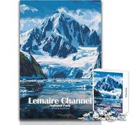 Puzzle per adulti 1000 Lemaire Channel National Park Antartide Giochi educativi Sfida difficile Giocattolo educativo Dimensioni 50x75cm