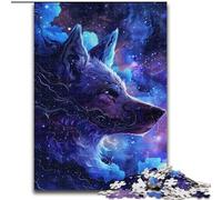 Puzzle per adulti 1000 lupi tra le nuvole Puzzle in cartone, gioco interattivo per famiglie, decorazione fai da te per la casa, stimolante rompicapo regalo 1000 pezzi(26x38cm)
