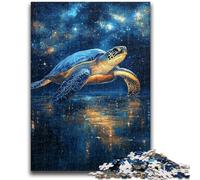 Puzzle per adulti 1000 misteriose tartarughe giochi educativi decorazione per la casa regalo di compleanno, regali per età 14+ 50x75cm
