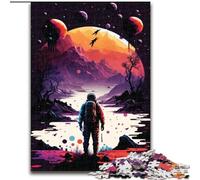 Puzzle per adulti 1000 mondi alieni da esplorare, puzzle in legno, dimensioni 50x75cm, gioco interattivo per famiglie, sfida mentale, giocattolo educativo