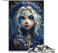 Puzzle per adulti 1000 Mystical Spirit Girl, adatti dai 14 anni in su, giochi educativi per la casa, giocattoli fai da te, opere d'arte, regalo (dimensioni 50x75cm)