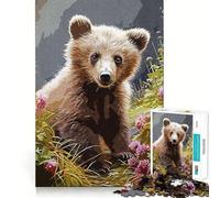 Puzzle per adulti 1000 orsetti vintage,taglio perfetto,divertente gioco per esercitare la mente,gioco rilassante,divertente regalo di compleanno (38x52cm)