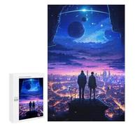 Puzzle Per Adulti 1000 PCS Celestial Future City Puzzle Per Adolescenti Giochi Per Famiglie Difficile Difficile Per È Ideale Come Regalo 1000 PCS